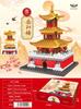 Brinquedos de Blocos de Construção de Castelo de Princesa para Crianças, Quebra-Cabeça de Micropartículas, Modelo DIY para Montar, Enfeites, Presentes de Aniversário