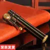 ZORRO ZORRO latón máquina completa forma especial japonés retro tubo único níquel negro creativo texturizado encendedor de queroseno