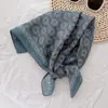 Pañuelo Pequeño Vintage Francés de Algodón y Lino para Mujer, Pañuelo Cuadrado Pequeño para Dedos del Pie, Cinturón Multifuncional para el Cabello, Pañuelo de Seda Decorativo para Fotos en la Playa