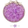 Venta caliente transfronteriza de 10 estrellas de mar de cristal hechas a mano, con cuentas de agujero recto, para pulseras y collares, accesorios.
