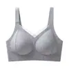 Nuevo sujetador sin costuras de otoño e invierno para mujer, con un diseño de realce y soporte para prevenir la flacidez, con un efecto push-up para bustos pequeños y un panel sexy de malla.