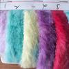 16 Cores em Estoque Brinquedos de Pelúcia Roupas Tecido de Pelúcia Veludo Arco-Íris Tie-Dye Coelho de Pelúcia Tingimento Criativo Veludo Quente