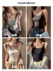 Camisola de tiras dobles para mujer, nuevo estilo de verano 2026, corte ajustado, top elegante y moderno para chicas con estilo