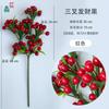 Amazon fábrica atacado Red Berry simulação de frutas vermelhas feijão lovesick Ano Novo decoração de casa fortuna frutas Azevinho frutas