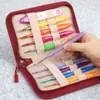 Juego de Herramientas de Ganchillo, Aguja de Lana, Zapatitos de Muñeca Tejidos a Crochet, Paquete de Materiales DIY Hechos a Mano, Combinación Completa de Juego de Ganchillo