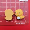 Dibujos Animados Coloridos Helados Lindo Pequeño Dinosaurio Resina Accesorios Bricolaje Pegamento Crema Pasador Funda de Teléfono Accesorios Pegatinas
