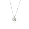 Xiaohongshu Colgante de Perla y Circonita Collar de Perlas Ins Estilo Simple Minimalista Nicho Clavícula Moda Tendencia y Elegante