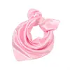 Pañuelo Pequeño de Seda de Color Sólido de 60 cm Pañuelo Profesional para Cuello de Auxiliar de Vuelo Combinación de Ropa Pañuelo Cuadrado Pequeño Moda Pañuelo de Gasa de Satén Japonés y Coreano Pañuelo para la Cabeza