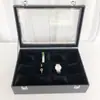 Caja Negra a Prueba de Polvo con 18 Compartimentos para Joyas, Collares, Anillos, Pendientes, Pulseras y Artículos de Colección, con Tapa