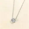 Conjunto de Joias de Aço Inoxidável Banhado a Ouro 18K, Trevo de Quatro Folhas, Colar, Pulseira e Brincos, Venda Quente Transfronteiriça, Atacado Direto da Fábrica