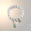 La Navidad Se Acerca~Pulsera de Cuentas Árbol de Navidad Lujo Accesible Diseño de Nicho Pulsera Exquisita Atmósfera Elegante Joyería de Mano para Mujer