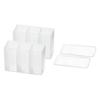 Caja para colgar en la pared, armario con espejo, caja para colgar en la pared, estante de almacenamiento transparente para escritorio con tiza, caja para guardar lápices labiales y cejas.