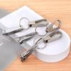 Nail Clippers terno com orelha escavação cortador de unhas chaveiro homens e mulheres casal pingente de chave tenda criativa fornecimento atacado