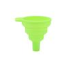 Embudo plegable de silicona de grado alimenticio pequeño mini portátil cocina aceite fuga juego de embudos de silicona fabricantes pueden establecer