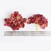 Flor Simulada Borda Queimada Cabeça de Hortênsia Acessórios Feitos à Mão DIY Decoração de Casa Acessórios para Headwear de Casamento Combinação Hanfu