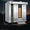 Horno Comercial Eléctrico Diésel Gas Calefacción Aire Caliente Rotatorio Horneado con Spray Aire Caliente Convección Horneado