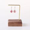 Dulce diseño pulsera roja estrellada conjunto de pendientes flor seca adulto estudiante mujer cuerda \puesto puesto suministro