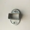 Acessórios para Guarda-Corpo de Aço Zincado, Base Fixa, Base Galvanizada, Conector de Tubo Quadrado, Peça de Extensão para Varanda, Guarda-Corpo de Montagem para Escada