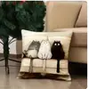 Funda de almohada para sofá transfronteriza, felpa corta agradable a la piel, funda de almohada de gato animal lindo, funda de cojín para sala de estar, no incluye relleno