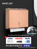 Caja de Papel de Cocina Extraíble de Acero Inoxidable 304, Dispensador de Pañuelos Montado en Pared Perforado Estilo Espejo, Portapañuelos Extraíble
