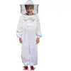 Ropa Antiaparasitaria para Niños, Traje de Abeja de Una Pieza de Algodón Puro, Chaqueta Blanca y Amarilla Transpirable para Apicultura, Herramienta Protectora para Captura de Abejas