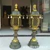 Adornos de Faro de Cobre Personalizados por Fabricantes Faro de Cobre Fundido Antiguo Escultura de Área Upscape Templo Luz Artesanías de Mesa