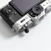 Botón de obturador esférico estilo backpacker, adecuado para botones de liberación de obturador de cámaras Fujifilm, Panasonic y Leica; hecho de cobre puro