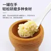Machacador de ajo manual para uso doméstico, mortero de ajo tradicional, frasco de molienda de plástico, máquina para hacer pasta de jengibre y ajo, molinillo de medicamentos, herramienta de molienda