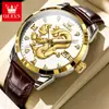 Fabricante de Relojes Marca Oris Negocio Mayorista Correa de Reloj Dragón Hebilla de Pasador de Reloj Luminoso Resistente al Agua Reloj de Cuarzo Reloj para Hombre
