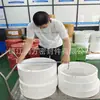 Haste de PTFE resistente a altas temperaturas resistente a ácidos e álcalis isolante Haste de PTFE resistente a altas temperaturas PTFE Branco Leitoso Tubo de PTFE