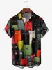 2024 Venda Quente Transfronteiriça Camisa Havaiana Camisa Estampada Tamanho Europeu Praia Exportação Exclusiva Camisa Masculina