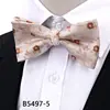 Gravata borboleta formal retrô masculina Nova moda Casamento Gravata de pescoço com estampa paisley Decoração de camisa Gravata borboleta vinho
