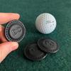 En stock clip marcador de bola de golf de succión magnética marcador de dirección magnético redondo para posicionamiento de bola de golf regalo de golf