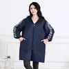 Ropa de trabajo para hombre y mujer chaqueta con capucha nuevo uniforme impermeable forro polar moda de invierno cocina antiincrustante manga larga