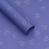 Papel de Embrulho para Buquê em Formato de Coração à Prova d'Água com Estampa Floral de Li Zhiran, Materiais de Embalagem DIY para Flores Frescas de Floricultura