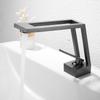 Nuevo Creativo Hueco Grifo Lavabo Caliente y Frío Cobre Baño Gabinete de Baño Lavabo Mesa de Lavado Grifo Lavado