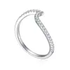 Anillo de Plata de Ley 925 con Fila de Circonitas de 6*8 Diamante Conjunto de Anillos de Plata de Ley Combinación 1.25Ct Conjunto de Anillos para Mujer Anillo de Plata Transfronterizo Europeo y Americano