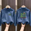 Camada Base Térmica de Fleece Escovado para Meninos 2026 Nova Roupa Outono/Inverno Camiseta de Manga Longa Infantil Camada Interna Quente Top