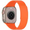 Adecuado para Apple Watch Ultra9876543210 Generación Se Correa de Reloj de Silicona Suave Magnética con Textura de Grano