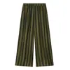 Atacado Fábrica de Roupas Femininas Transfronteiriça 2026 AliExpress Mais Vendido Conjunto de Top Listrado Irregular + Calça Wide Leg