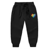 Pantalones largos de estilo coreano para niños, primavera y otoño, ropa de bebé, pantalones deportivos casuales de algodón unisex, 2023