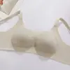 Roupa Íntima Feminina de Novo Estilo para o Verão, Fina, Confortável, Respirável, Anti-Queda, Efeito Push-Up, Sem Costura, Tamanho Grande