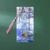 Marcador de Metal Hueco Estilo Retro Pintura al Óleo Personalizado para Estudiante de Gama Alta Exquisito Creativo Soporte de Página para Lectura Pequeños Regalos Culturales y Creativos