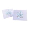 Tarjetas de Felicitación Impresas a Color, Día de San Valentín Chino Creativo, Panadería Florería, Regalos de Cumpleaños, Bendiciones de Agradecimiento, Tarjetas Pequeñas Plegadas por la Mitad