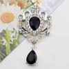 32*60mm Liga Strass Acrílico Coroa Pingente Flor Disco DIY Roupas Acessórios de Cabelo Joias Broche Decorativo Acessórios