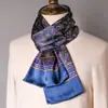 Lenço de Seda de Amora de Alta Qualidade para Homem Lenço de Seda Primavera Outono e Inverno Estilo Chinês Listra Longa Presente de Negócios para Namorado