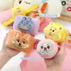 Monedero de Felpa de Conejo y Zorro de Dibujos Animados Lindo, Estuche para Auriculares, Bolsa de Almacenamiento para Estudiantes, Colgante, Encanto, Pulsera de Fleje