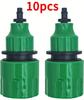 Conector de grifo al por mayor de fábrica, accesorios para equipos de riego de invernaderos de jardín, conector universal, conector rápido de tubería de agua.