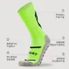 Calcetines de fútbol antideslizantes personalizados transfronterizos, calcetines deportivos largos para adultos, calcetines de entrenamiento profesionales antideslizantes de silicona con suela de toalla