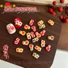 Accesorios de Uñas de Mahjong de la Fortuna de Dibujos Animados Mezclados Fortuna Fortuna Festivo Dibujos Animados DIY Año Nuevo Uñas Decoraciones de Diamantes